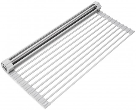 Seropy Extra Large 20.5″x13.7″ Roll Up Dish Drying Rack Over The